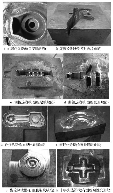 热锻模具缺陷
