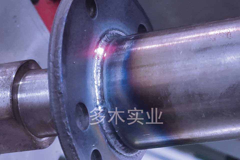 激光焊接底座和轴轮